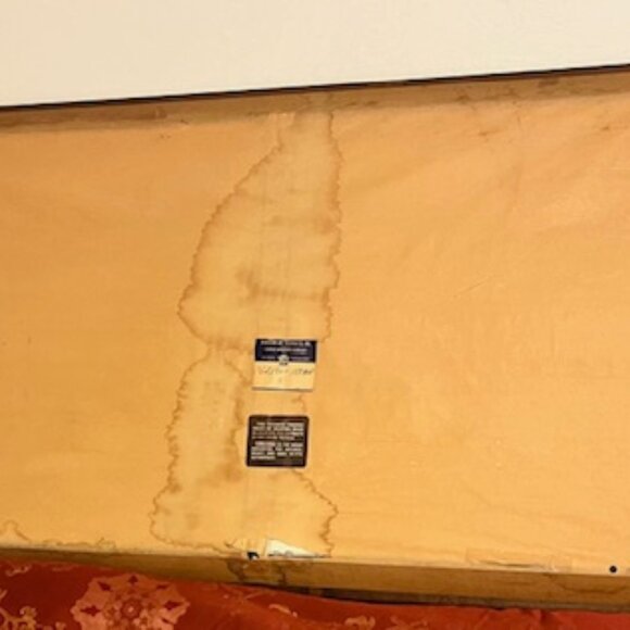 1960s Robert Wood Golden Surf Lithograph Art Print from Windsor Art 67" X 29" - Picture 6 of 7